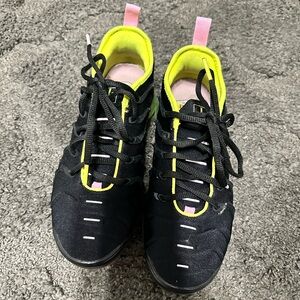 Nike Black and Neon Sneakers